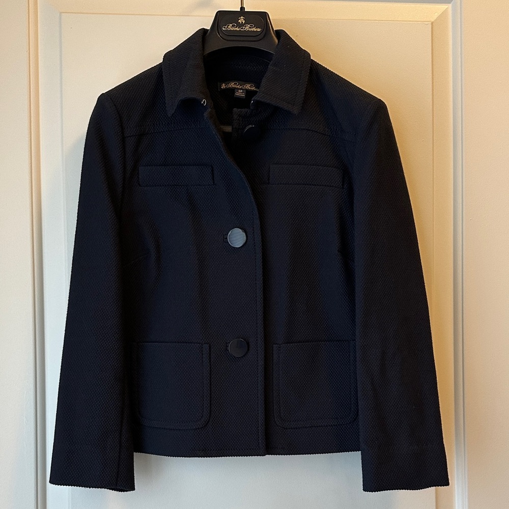 Brooks Brothers cropped blazer NWOT - Picture 2 of 9